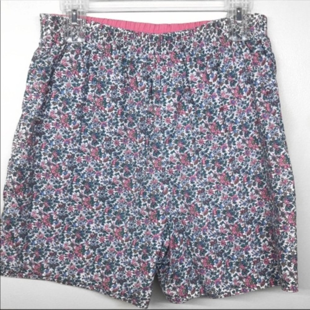 Vintage Reversible Pink/Floral High Waisted Shorts